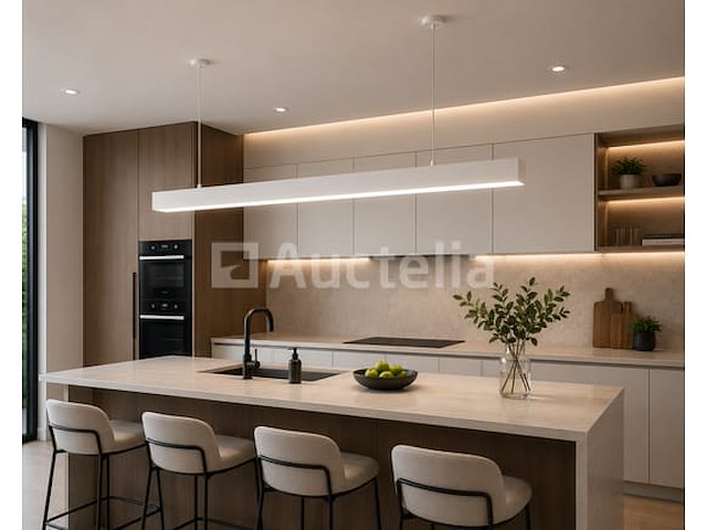 3 x led lineaire hanglamp 40w – 3cct instelbaar - wit – innova3-40 3cct - afbeelding 4 van  5