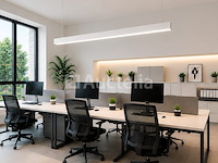 3 x led lineaire hanglamp 40w – 3cct instelbaar - wit – innova3-40 3cct - afbeelding 3 van  5