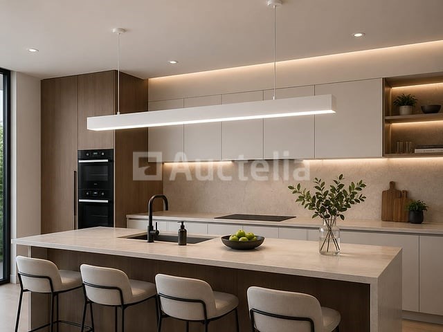 3 x led lineaire hanglamp 40w – 3cct instelbaar - wit – innova3-40 3cct - afbeelding 4 van  5