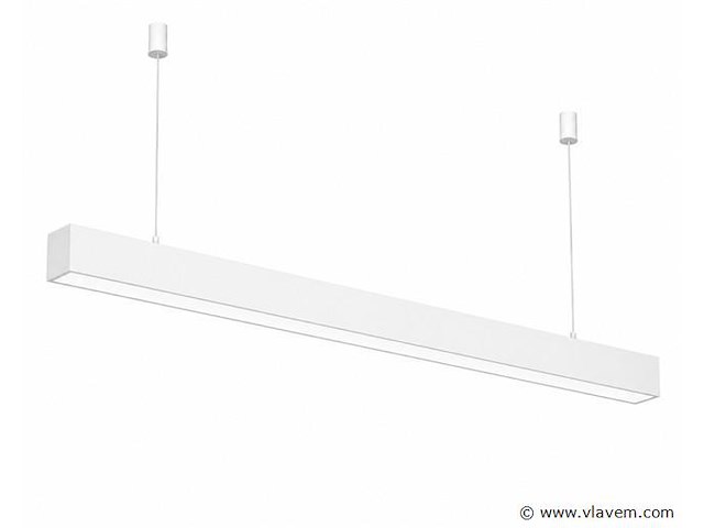 3 x led lineaire hanglamp 40w – 3cct instelbaar - wit – innova3-40 3cct - afbeelding 2 van  5