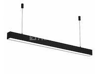 3 x led lineaire hanglamp 40w – 3cct instelbaar - zwart – innova3-40 3cct - afbeelding 1 van  5