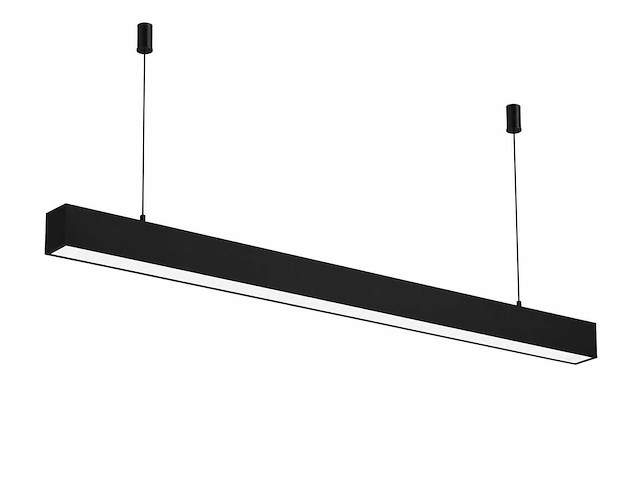 3 x led lineaire hanglamp 40w – 3cct instelbaar - zwart – innova3-40 3cct - afbeelding 2 van  5