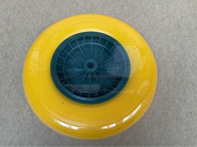 3 x lekvrij kruiwagen wiel met as - afbeelding 2 van  3