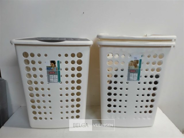 3 x linnenbak curver wit 40 l - afbeelding 2 van  3