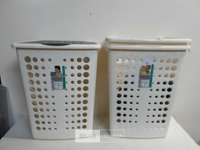 3 x linnenbak curver wit 40 l - afbeelding 2 van  3