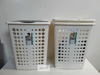 3 x linnenbak curver wit 40 l