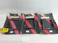 3 x luikhouder zwart 2 stuks - afbeelding 2 van  3