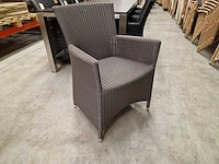 3 x luxury lounge - wickerzetel sardinia met armleuning taupe