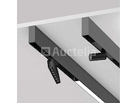 3 x magnetische rail voor opbouw – 20mm – 48v – 2 meter – zwart - afbeelding 4 van  5