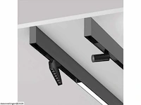 3 x magnetische rail voor opbouw – 20mm – 48v – 2 meter – zwart - afbeelding 5 van  6
