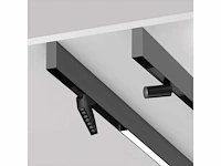3 x magnetische rail voor opbouw – 20mm – 48v – 2 meter – zwart - afbeelding 4 van  5