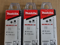 3 x makita b-63404 betonboor (10 x 115mm) - afbeelding 2 van  2