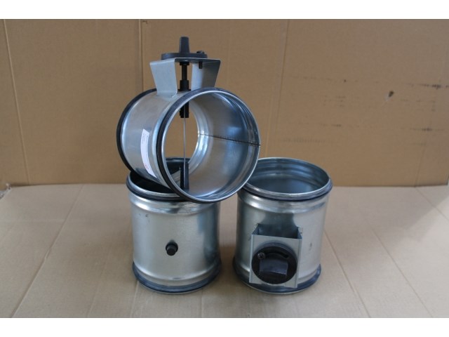 3 x manuele regelklep gesloten klep ø150 - afbeelding 1 van  1