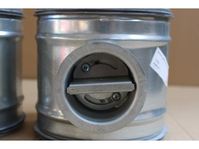 3 x manuele regelklep gesloten klep ø180 - afbeelding 2 van  3