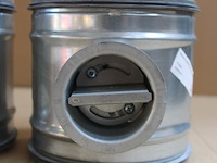 3 x manuele regelklep gesloten klep ø180 - afbeelding 2 van  3