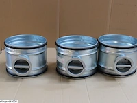 3 x manuele regelklep gesloten klep ø200 - afbeelding 2 van  4