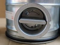 3 x manuele regelklep gesloten klep ø200 - afbeelding 2 van  3