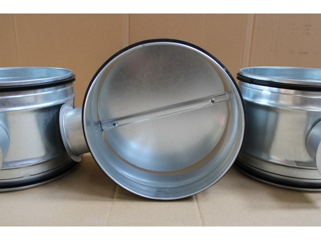 3 x manuele regelklep gesloten klep ø200 - afbeelding 3 van  3