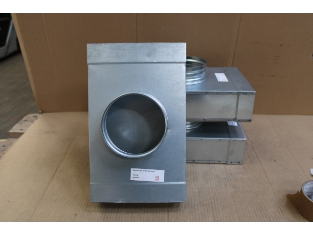 3 x mecano t 90° van rechth. naar rond 80x200 ø125 - afbeelding 1 van  1