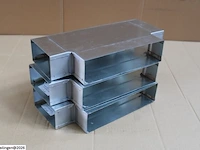 3 x mecano t-stuk 90° horizontaal 55x110/55x220 - afbeelding 2 van  3