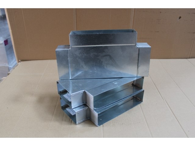 3 x mecano t-stuk 90° horizontaal 55x110/55x220 - afbeelding 2 van  2