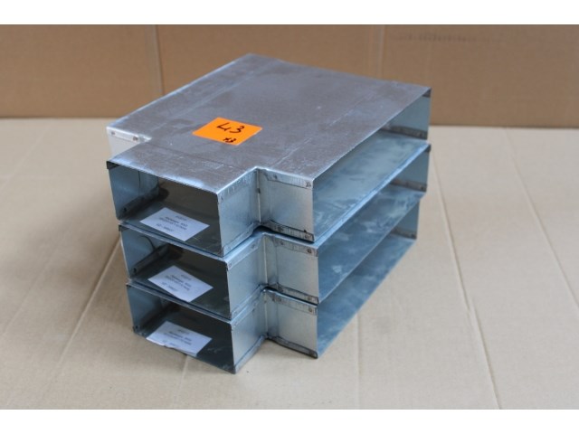 3 x mecano t-stuk 90° horizontaal 55x220/55x110 - afbeelding 3 van  3