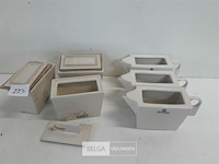 3 x melkkan + 3 x suikerpot royal boch - afbeelding 2 van  3