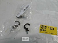 3 x messing haak 35 mm - afbeelding 1 van  3