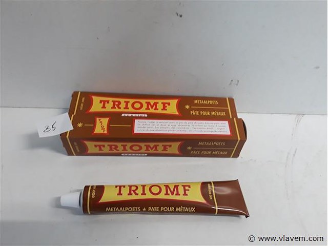 3 x metaalpoets 75 ml triomf - afbeelding 1 van  2