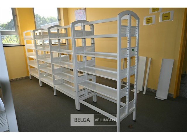 3 x metalen bibliotheekrek - afbeelding 2 van  5