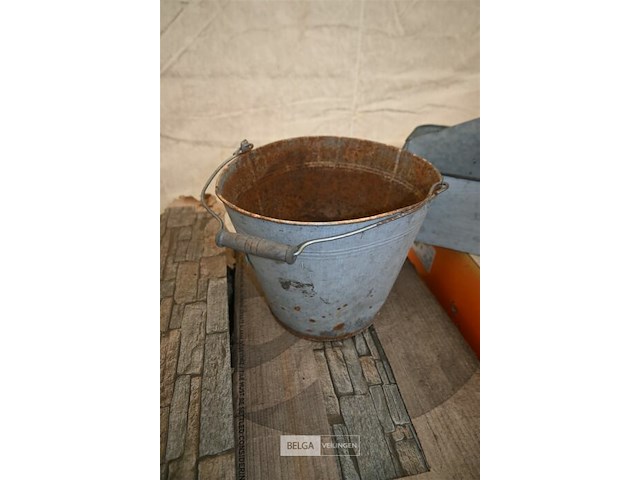 3 x metalen decoratie / bloempot - afbeelding 2 van  4