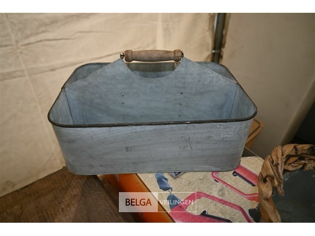 3 x metalen decoratie / bloempot - afbeelding 4 van  4