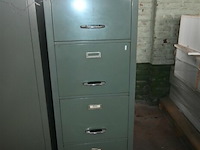 3 x metalen dossierkast met 4 laden - afbeelding 2 van  5