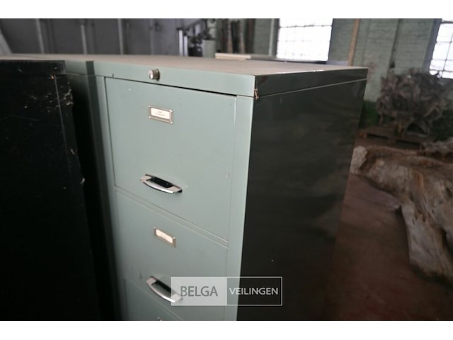 3 x metalen dossierkast met 4 laden - afbeelding 5 van  5