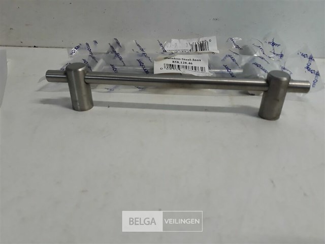 3 x meubelgreep inox 128 mm - afbeelding 3 van  3