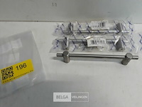 3 x meubelgreep inox 128 mm - afbeelding 1 van  3