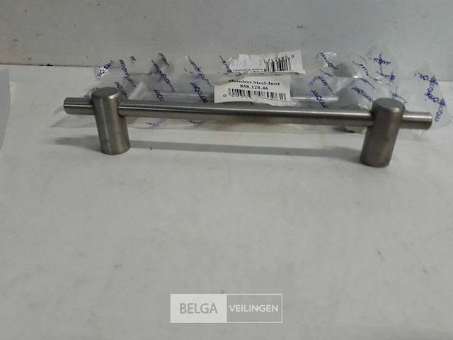 3 x meubelgreep inox 128 mm - afbeelding 3 van  3