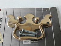 3 x meubelgreep messing 90 mm - afbeelding 3 van  3