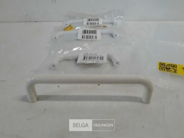 3 x meubelgreep pvc wit 1x96 mm + 2x128 mm - afbeelding 3 van  3