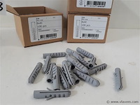 3 x muurplug nylon 8 mm 100 stuks - afbeelding 2 van  2