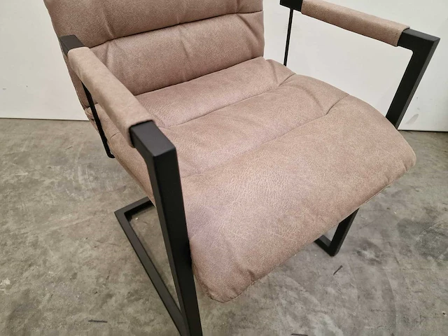 3 x mx sofa interieurstoel wizzy dexter liver - poten zwart - afbeelding 5 van  5