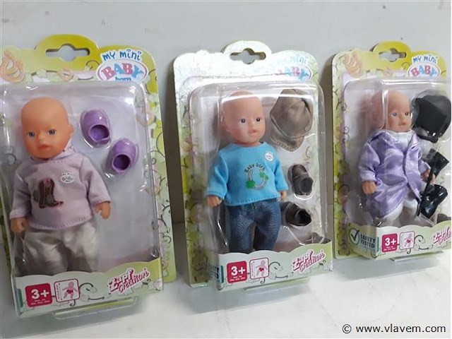 3 x my baby born pop 14 cm - afbeelding 2 van  2