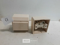 3 x niko opbouw schakelaar 1x1p +2x2p oud model - afbeelding 3 van  3