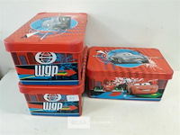 3 x opbergdoos cars curver 29x20x13 cm - afbeelding 1 van  3