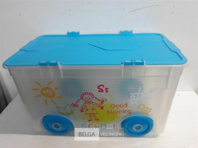 3 x opbergdoos op wielen 60x35x35 cm - afbeelding 3 van  3