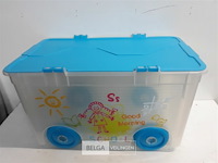 3 x opbergdoos op wielen 60x35x35 cm - afbeelding 3 van  3