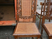 3 x oude houten stoel - afbeelding 3 van  6