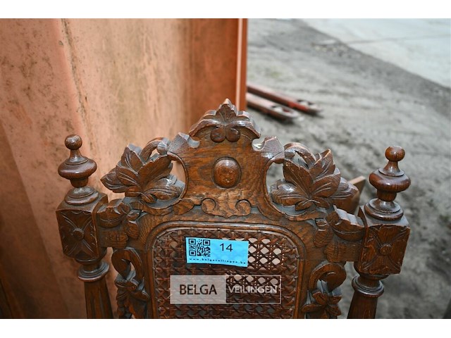 3 x oude houten stoel - afbeelding 5 van  6