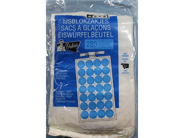 3 x pakjes ijsblokzakjes - afbeelding 1 van  2