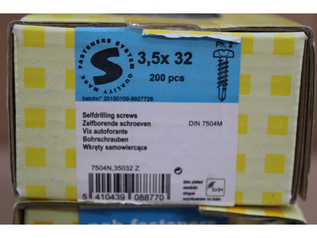3 x pgbfast zelfb. schroef din 7504m-h ø3,50x32 zn/200 - afbeelding 2 van  3